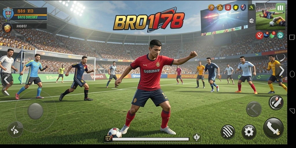 Screenshot BRO178 menampilkan aksi bermain olahraga yang intens dan menghibur.