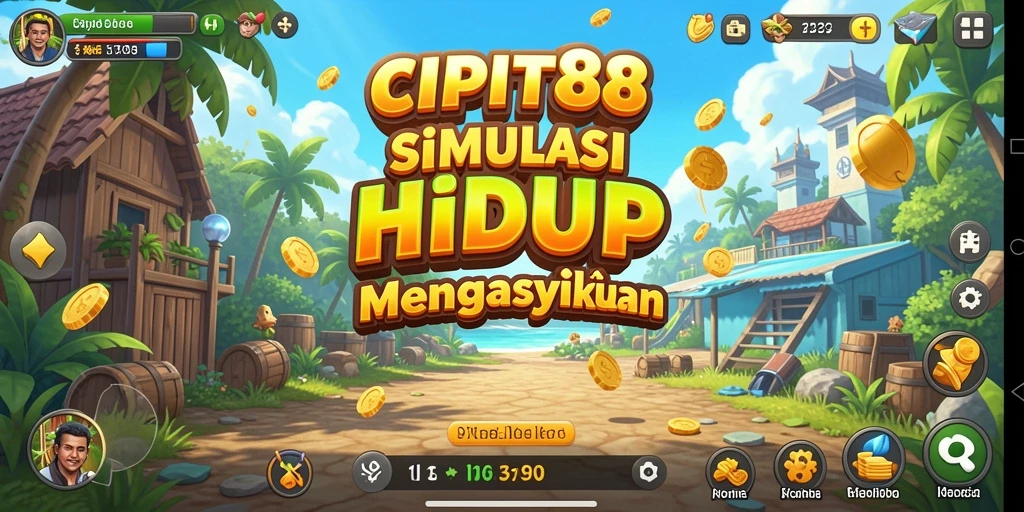 Tampilan gameplay menarik dari CIPIT88 dalam simulasi kehidupan.