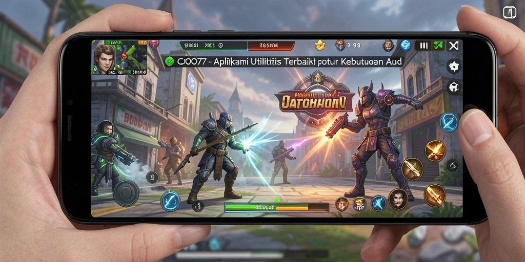 Tampilan antarmuka aplikasi COO77 yang modern dan fungsional.