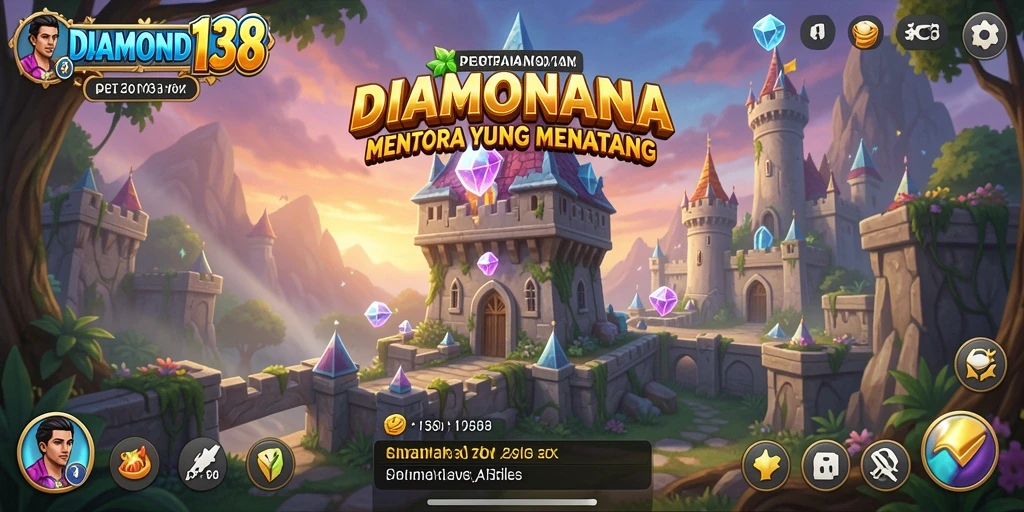 Gameplay intens dalam DIAMOND138 Tower Defense.