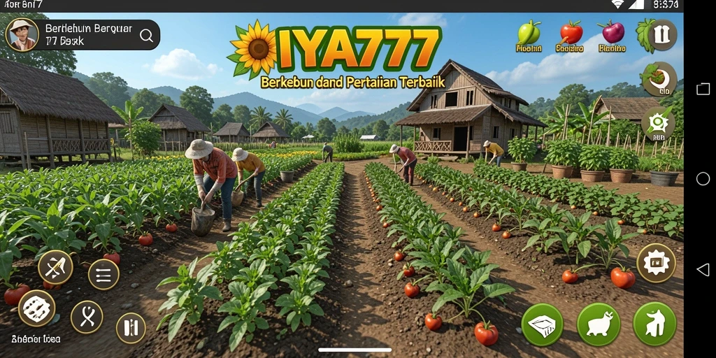 Tampilan luar biasa dari gameplay pertanian di IYA777