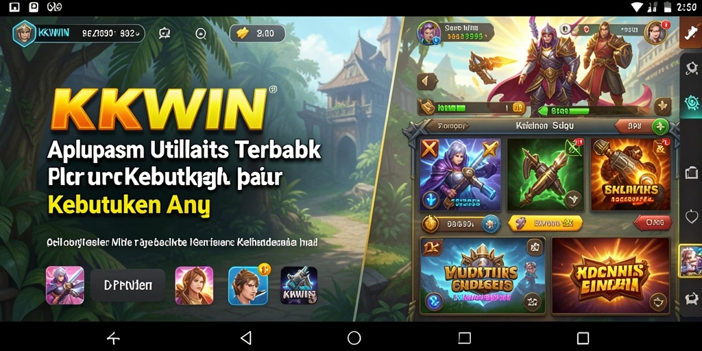 Screenshot utama KKWIN menampilkan antarmuka pengguna yang bersih dan fungsional.