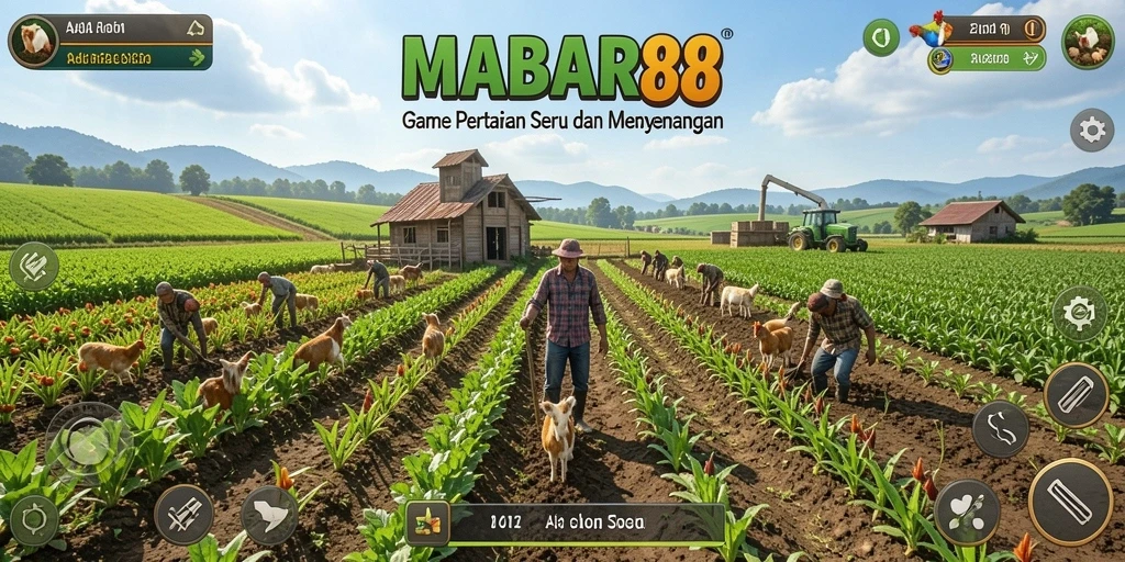 Tampilan gameplay MABAR88 yang menarik dan penuh warna.