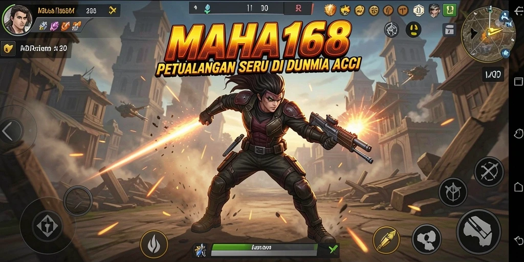 Tampilan menegangkan dari gameplay <strong>MAHA168</strong> dengan aksi yang intens.
