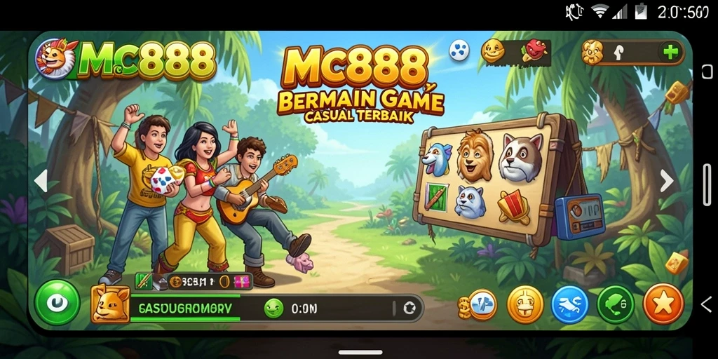 Tampilan gameplay seru dan menyenangkan dari MC888 yang menggugah semangat.