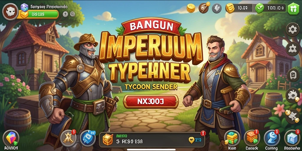 Screenshot gameplay NX303 menampilkan aktivitas Tycoon yang dinamis.