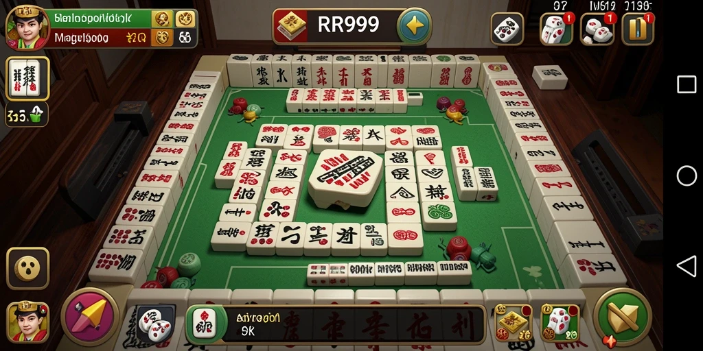 Gameplay seru dan menantang dalam game Mahjong RR999.