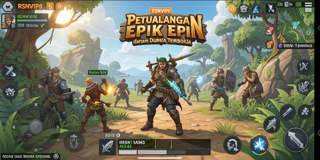 Tampilan gameplay RSNVIP8 yang memukau dalam dunia terbuka.