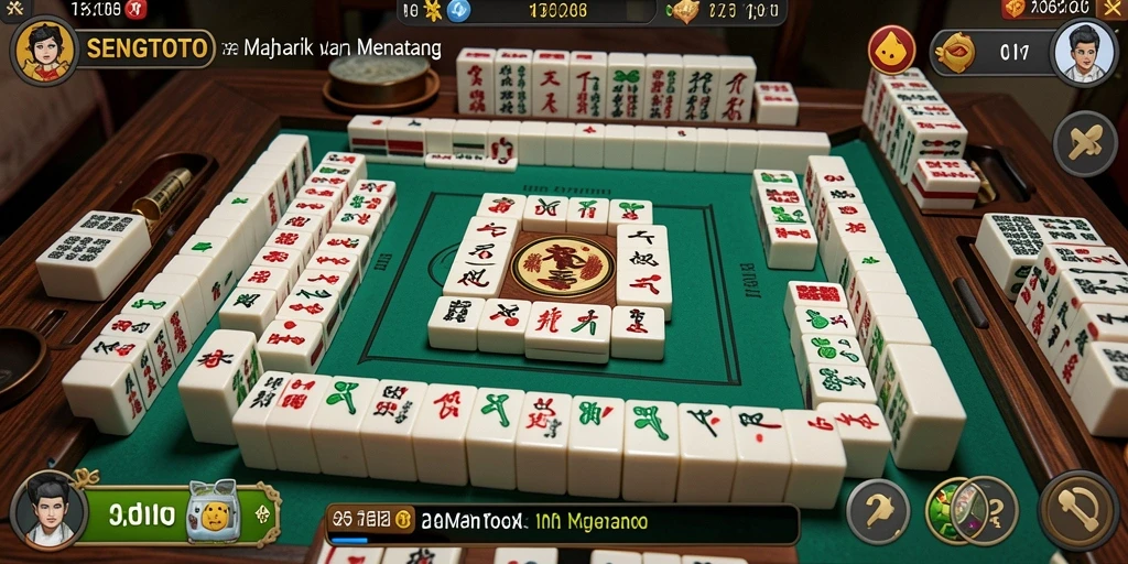 Tampilan permainan Mahjong yang mengasyikkan di SENGTOTO.