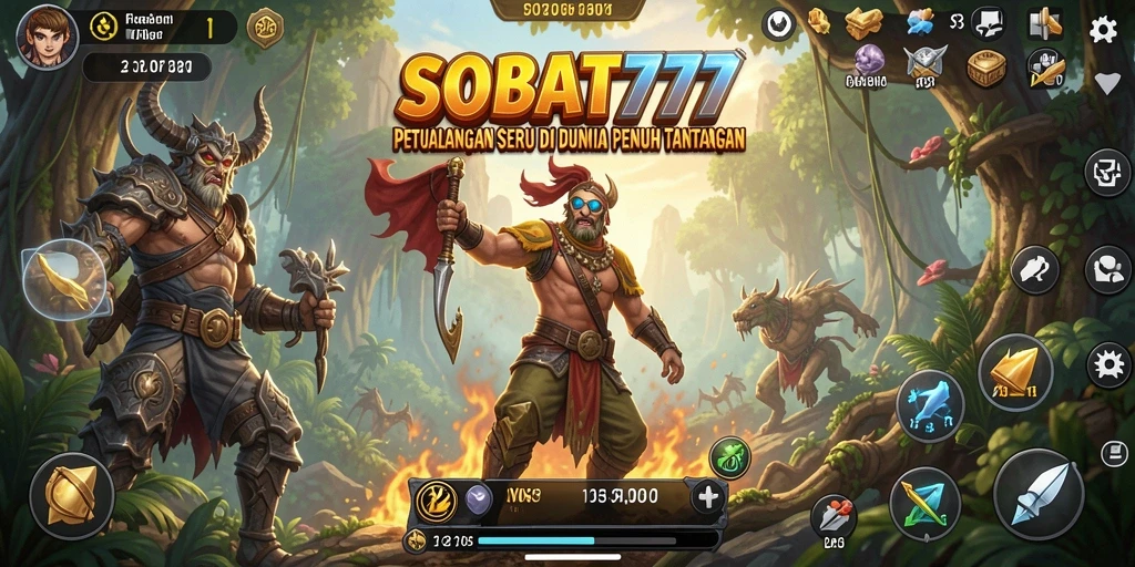 Tampilan gameplay seru di SOBAT777 dengan petualangan mendebarkan.