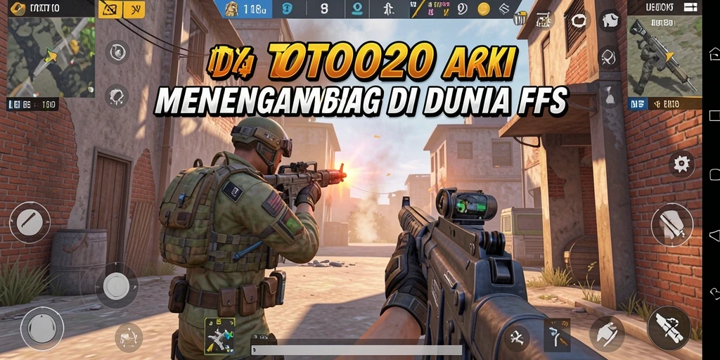 Screenshot gameplay TOTO20 yang mendebarkan dalam aksi tembak-menembak.